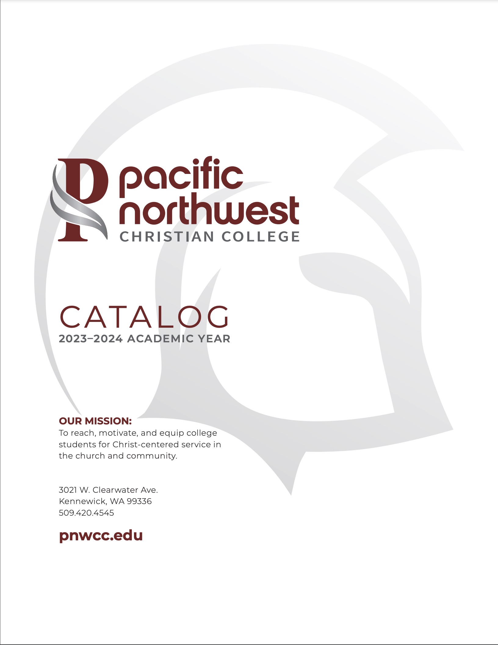 Pacific Northwest Christian College's Course Catalog